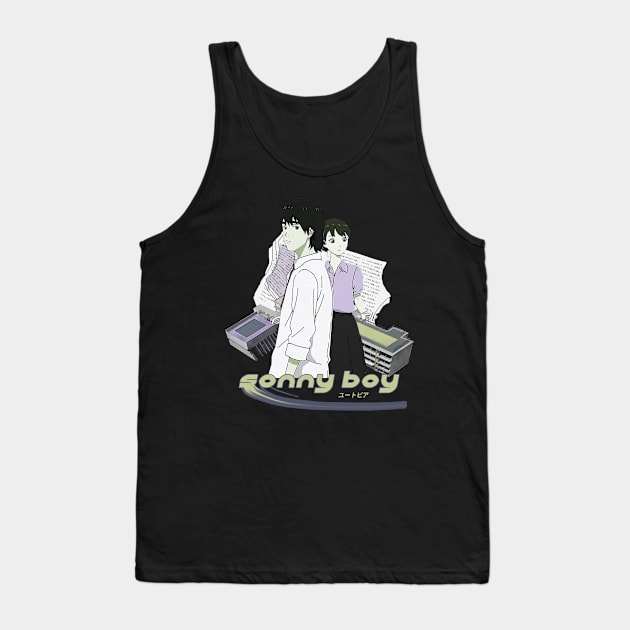 Sonny Boy ''ADRIFT'' V2 Anime Tank Top by riventis66